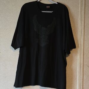 Harley-Davidson Black Tee with Eagle Design